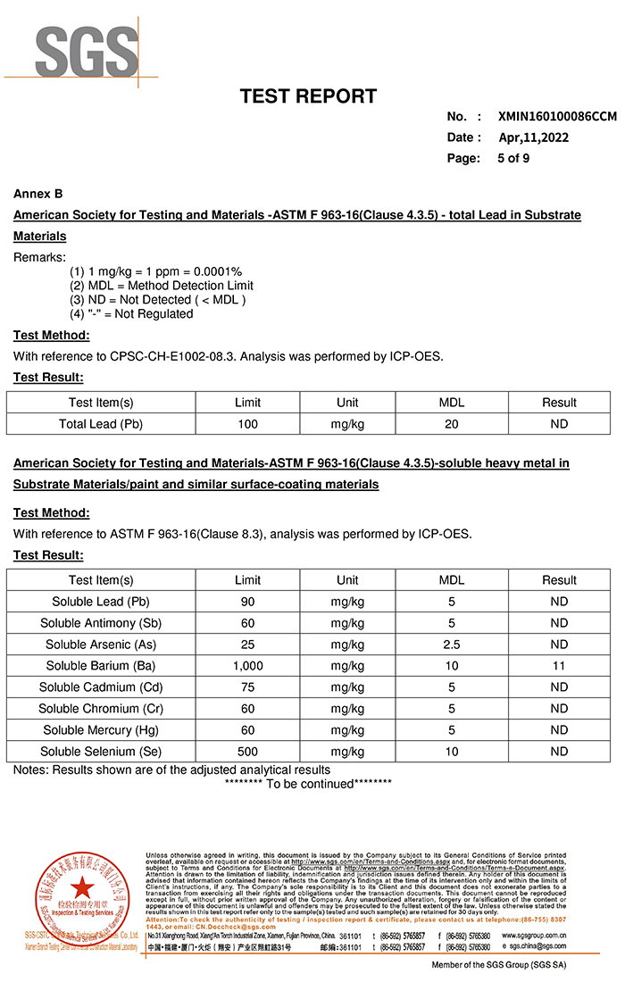 TEST REPORT5